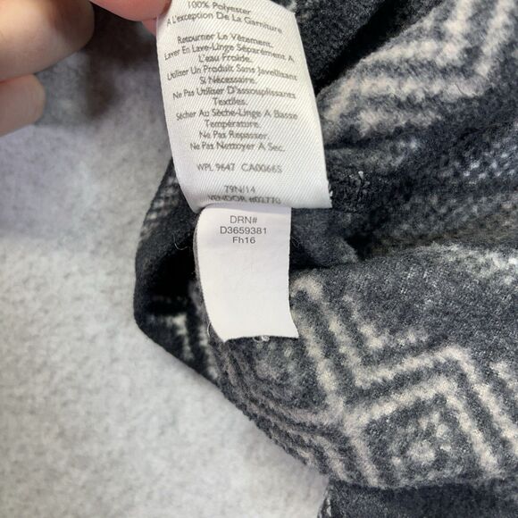 Eddie Bauer Women’s Large 1/4 Zip Fleece Pullover Long Sleeve Aztec Pattern AOP - Picture 7 of 10